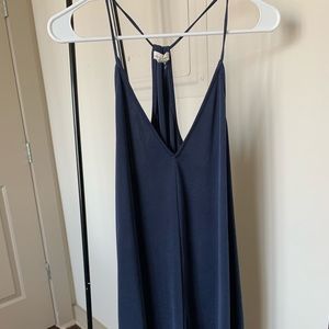 Navy tank top dress